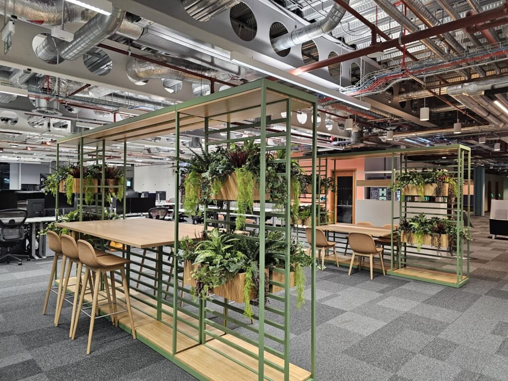 Artificial planting for a global technology company’s London office